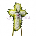 QFFS27-funeral flower cross wreath