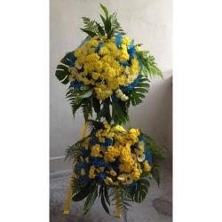 QFFS48-funeral flower wreath